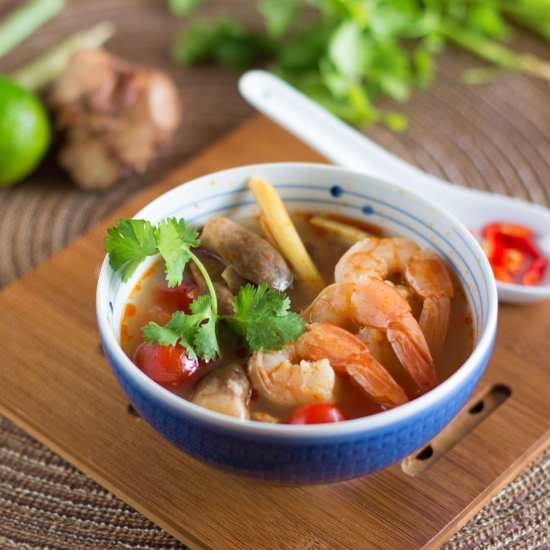 Tom Yum Soup - Recipe photo by Gingybite