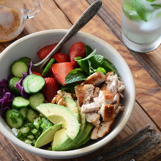 Chicken Salad Bowl - Recipe photo by AnEdibleMosaic