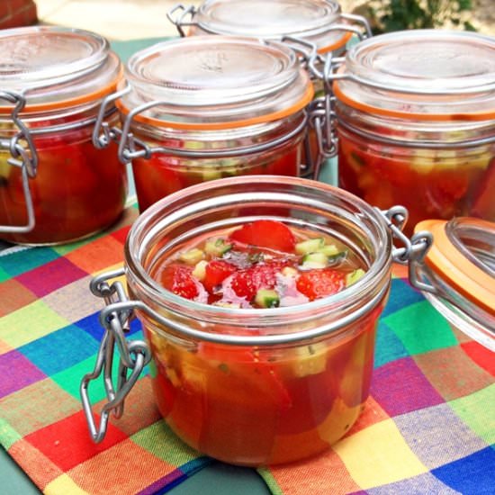 Pimm's Picnic Jelly Jars - Recipe photo by The Crispy Crouton