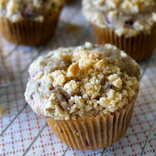 Lemon Blackberry Thyme Muffins - Recipe photo by Sweet To The Soul