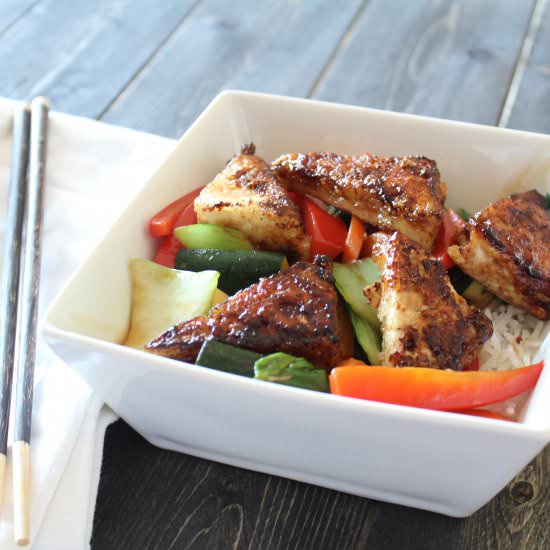 Actually Yummy Tofu Stir Fry - Recipe photo by eatthinkbemerry