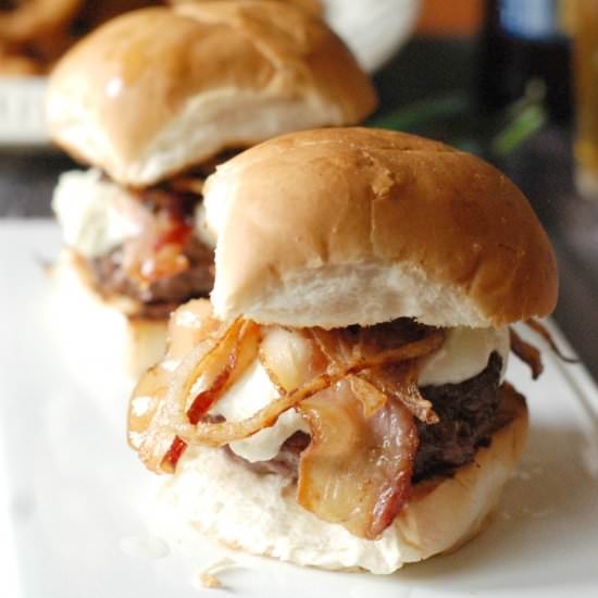 Beer Cheese Bacon Burger - Recipe photo by lemons for lulu