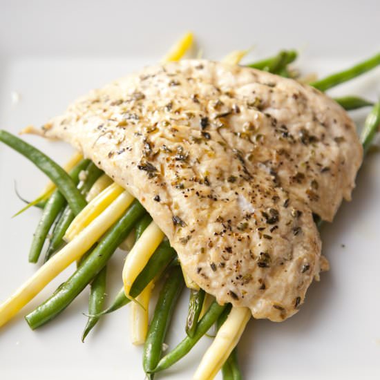 Lemon Sage Chicken Paillard - Recipe photo by urbancookery