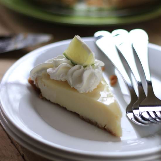 Simple Key Lime Pie - Recipe photo by First Time Foods