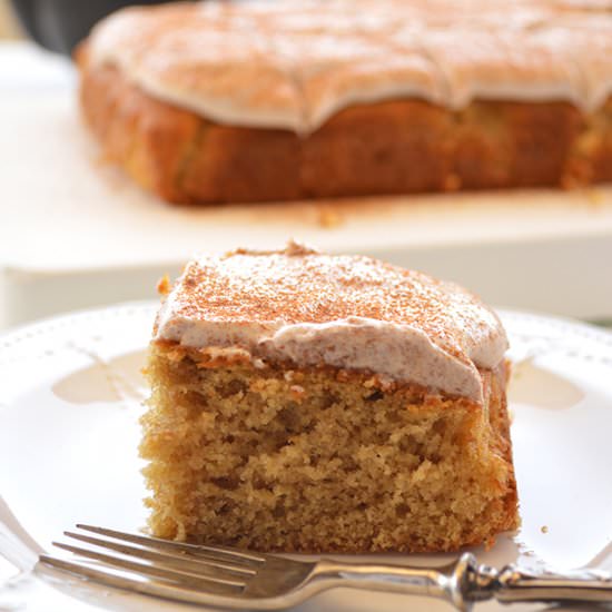 Coffee Squares with Cinnamon - Recipe photo by Bocadinhos de Acucar