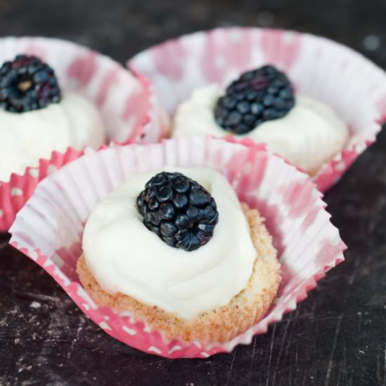 Blackberries and Cream Tartlets - Recipe photo by foodsofourlives