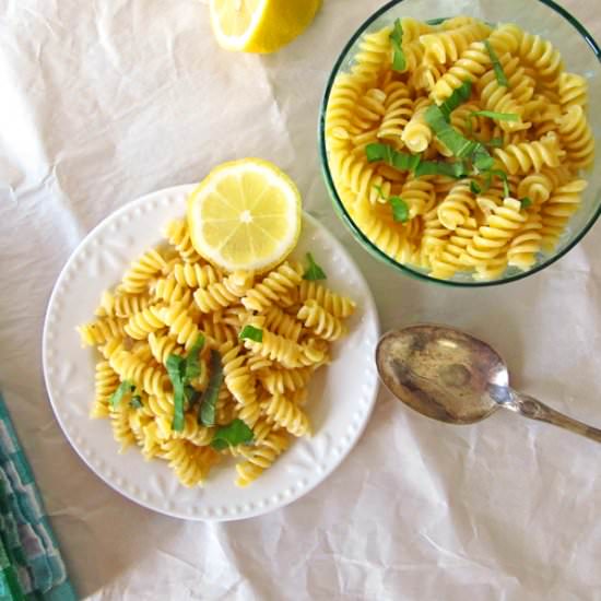 Lemon Cream Pasta - Recipe photo by Happy Food Happy Home