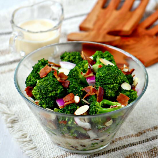Broccoli Salad w/ Bacon & Raisins - Recipe photo by manilaspoon