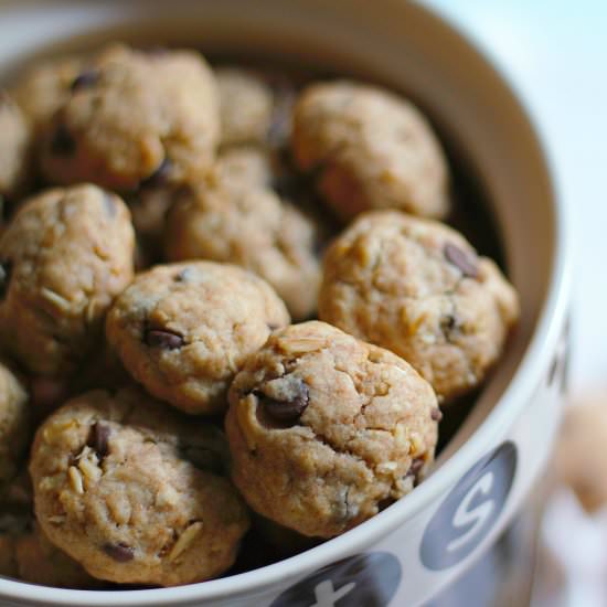 Bite Size Carob Chip Cookies - Recipe photo by URBANBAKES