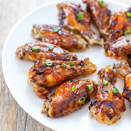 Coca Cola Bourbon Wings - Recipe photo by kirbie