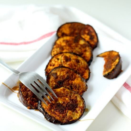 Spicy Aubergine Slices - Recipe photo by werecipes