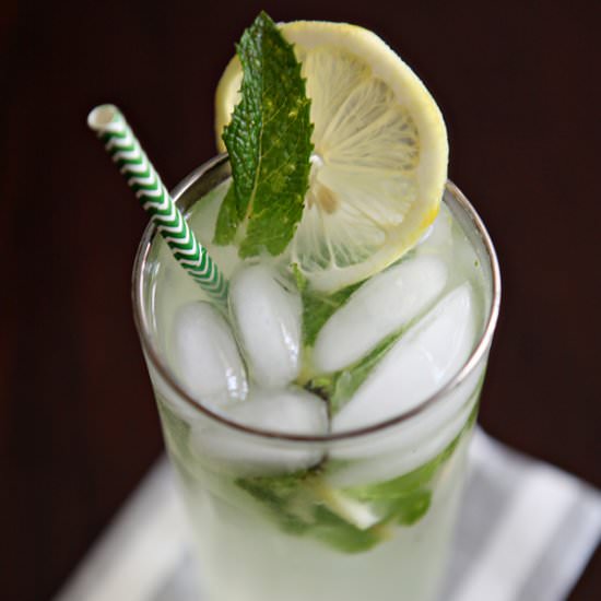 Mint Lemonade - Recipe photo by thespeckledpalate