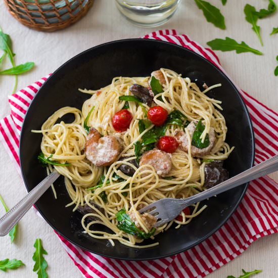 Bistro Shrimp Pasta - Recipe photo by littlespicejar