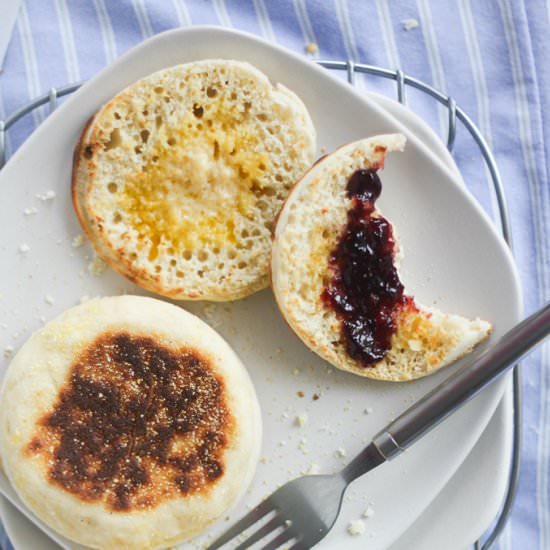 Homemade English Muffins - Recipe photo by jellib