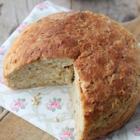 Wild Rice and Onion Bread - Recipe photo by lemiericetteconesenza