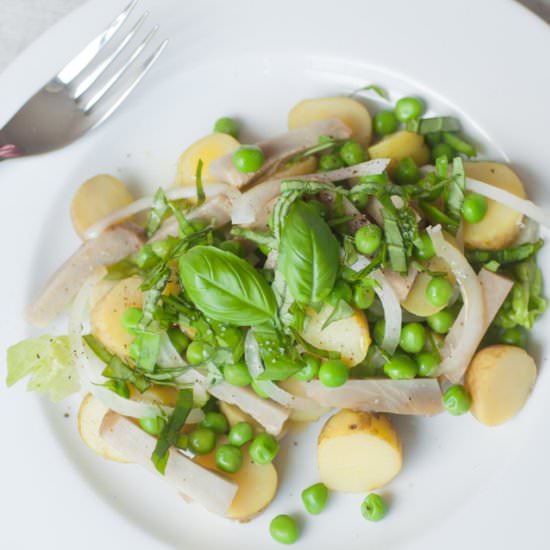 Potatoes, Peas and Artichokes Salad - Recipe photo by bemiam
