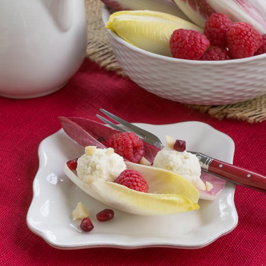 Endive Cups with Berries - Recipe photo by thatskinnychickcanbake