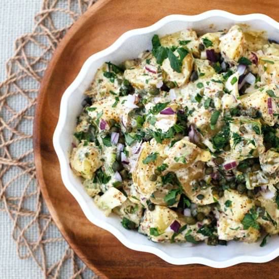 The Ultimate Potato Salad - Recipe photo by foolproofliving.com