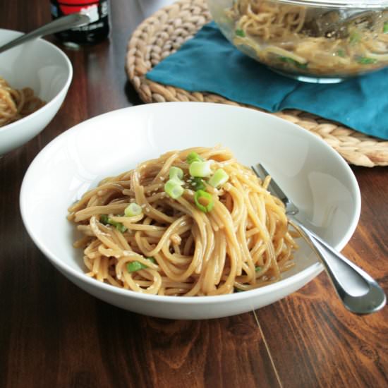 Beyond Easy Sesame Noodles - Recipe photo by LazyGlutenFree