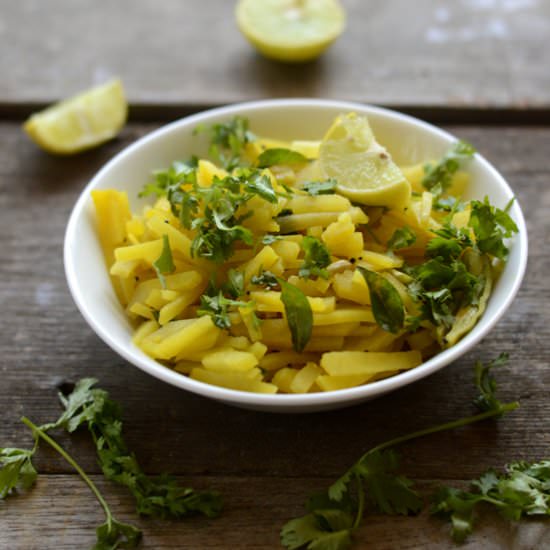 Banana Stem Salad - Recipe photo by Padhuskitchen