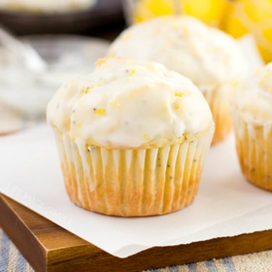 Lemon Coconut Poppy Seed Muffins - Recipe photo by Life Made Simple