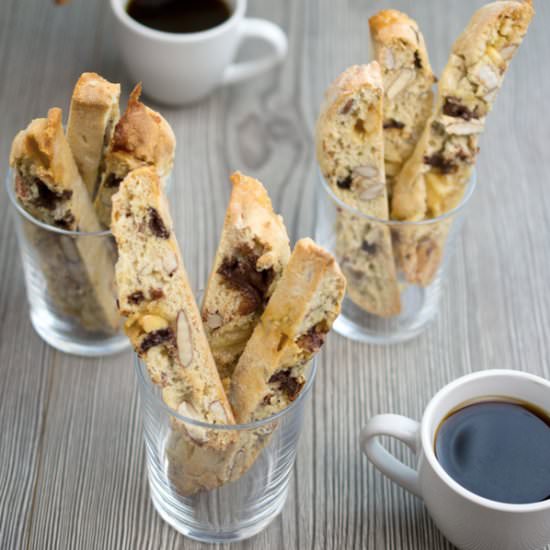 Salted Dark Chocolate Biscotti - Recipe photo by italicana kitchen