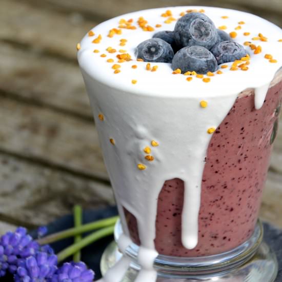 Blueberry & Coconut Smoothie - Recipe photo by NaturallySassy