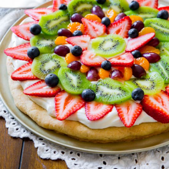 Fruit Pizza - Recipe photo by sallysbakingaddiction
