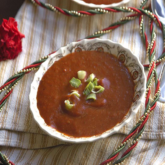 Roasted Red Pepper Soup - Recipe photo by bashfulbao