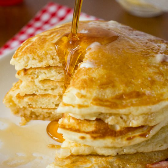 Buttermilk Pancakes (From Scratch) - Recipe photo by Life Made Simple
