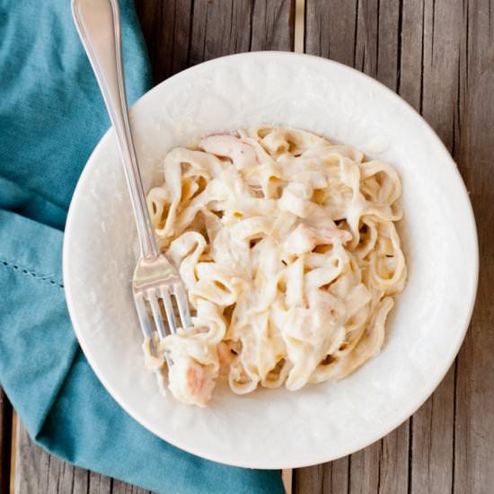 Shrimp Fettuccini Alfredo - Recipe photo by foodsofourlives
