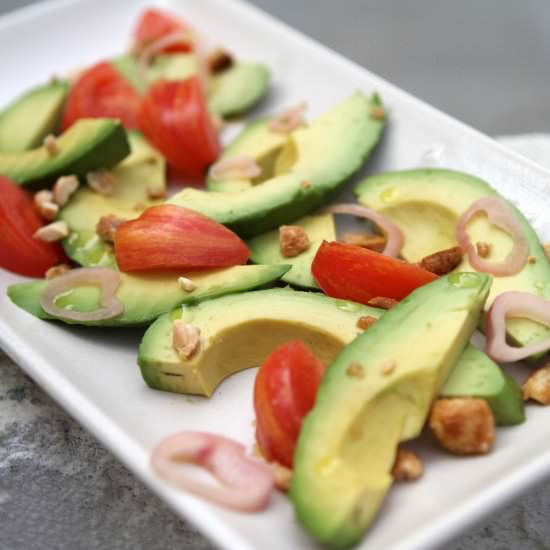 Avocado & Peanut Salad - Recipe photo by cinemaandspice