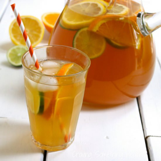 Citrus Spiked Chai Sun Tea - Recipe photo by Craving Something Healthy