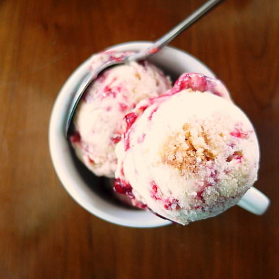 English Trifle Ice Cream - Recipe photo by onlinepastrychef