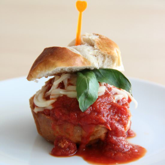 Meatball Sliders - Recipe photo by theseasonedtraveler