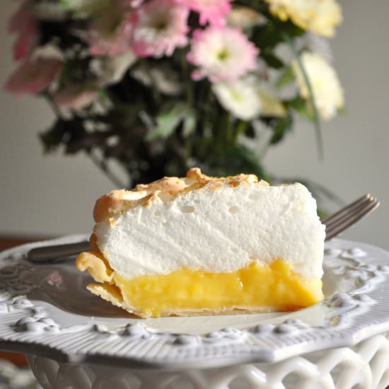 Lemon Meringue Pie - Recipe photo by Little B Cooks
