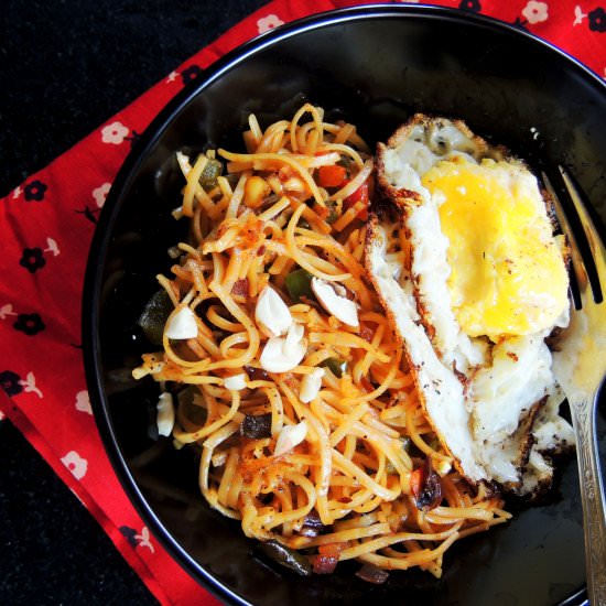 Kung Pao Noodles - Recipe photo by thesundayfoodapprentice