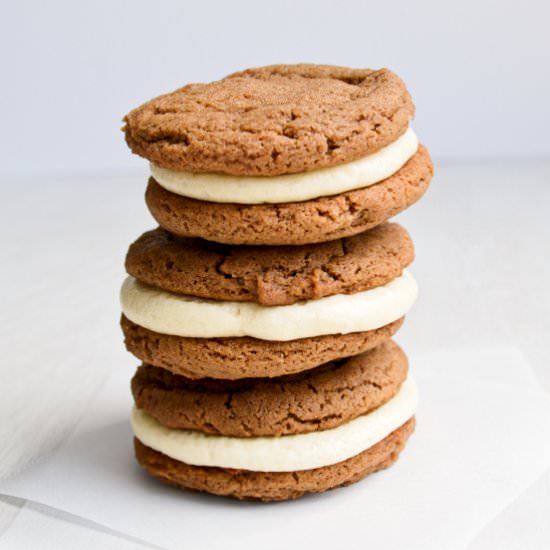 Chocolate & Vanilla Malt Cookies - Recipe photo by kitchengidget