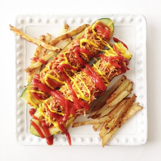 Cheeseburger Stuffed Zucchini Boats - Recipe photo by TheSkinnyFork
