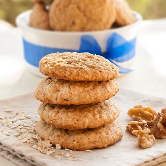 Walnut Oatmeal Cookies - Recipe photo by The Crafting Nook