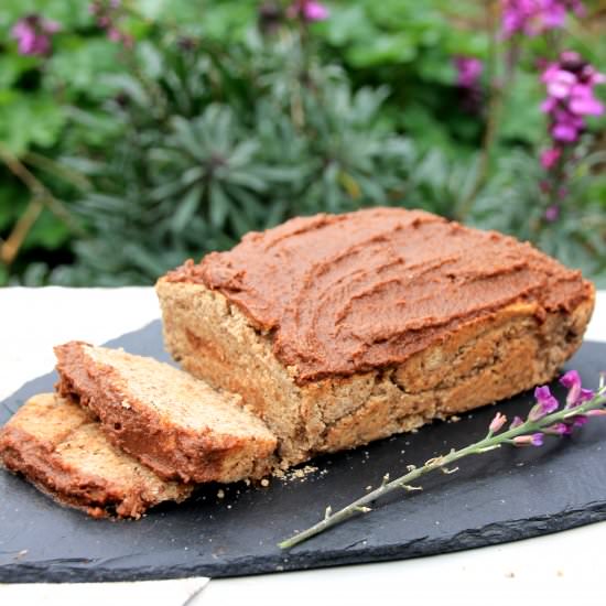 Vegan Banana Bread & Nutella Icing - Recipe photo by NaturallySassy