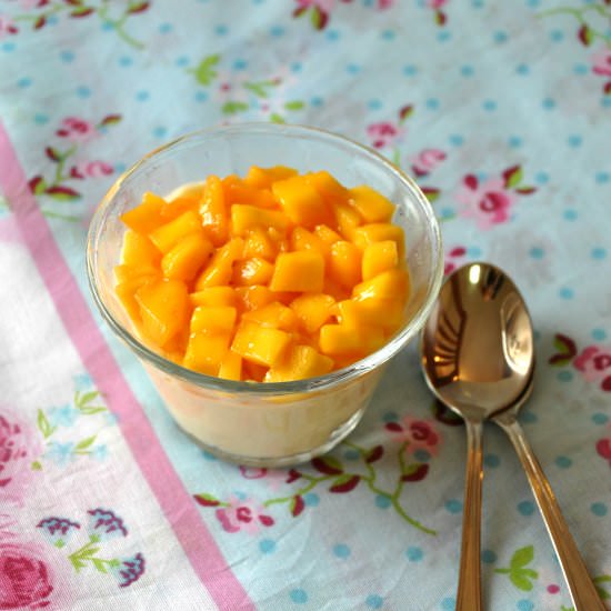 Mango Cream Pudding - Recipe photo by neeludxb