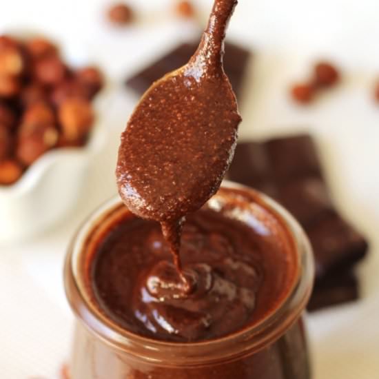 Homemade Chocolate Hazelnut Butter - Recipe photo by texanerin