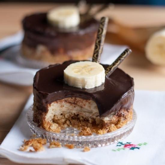 Mini banana-cheesecakes - Recipe photo by themisstools