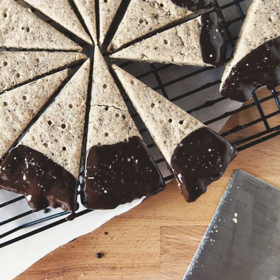 Rum-Praline Shortbread - Recipe photo by kita roberts