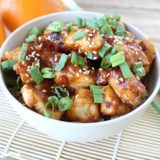 Gluten Free Orange Chicken - Recipe photo by Whitney Bond
