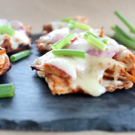 Gluten Free BBQ Chicken Flatbread - Recipe photo by Whitney Bond