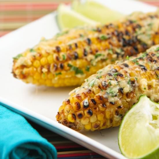 Corn with Cilantro Lime Butter - Recipe photo by pipandebby