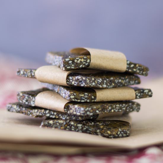 Candied Black Sesame Chews - Recipe photo by SunShinesPie