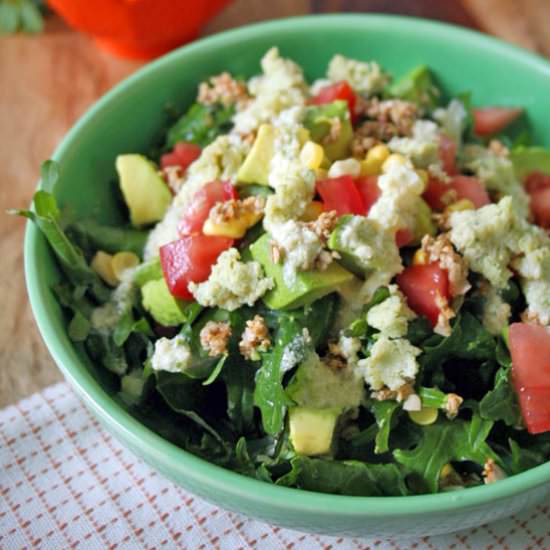 Raw Taco Salad - Recipe photo by AdventuringVegan